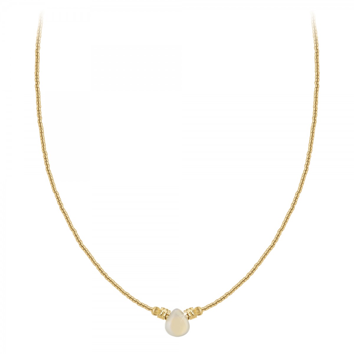 So Charm Collier SoCharm Orné D'un Quartz Rose