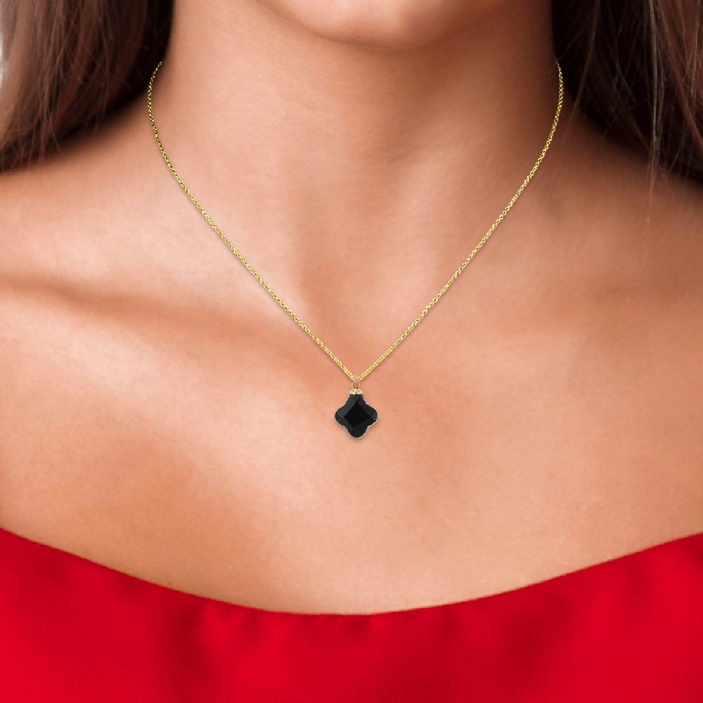So Charm Collier SoCharm Orné D'une Obsidienne