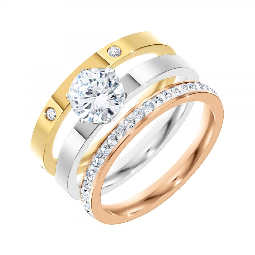 so charm Lot de 3 bagues taille 54 par SoCharm