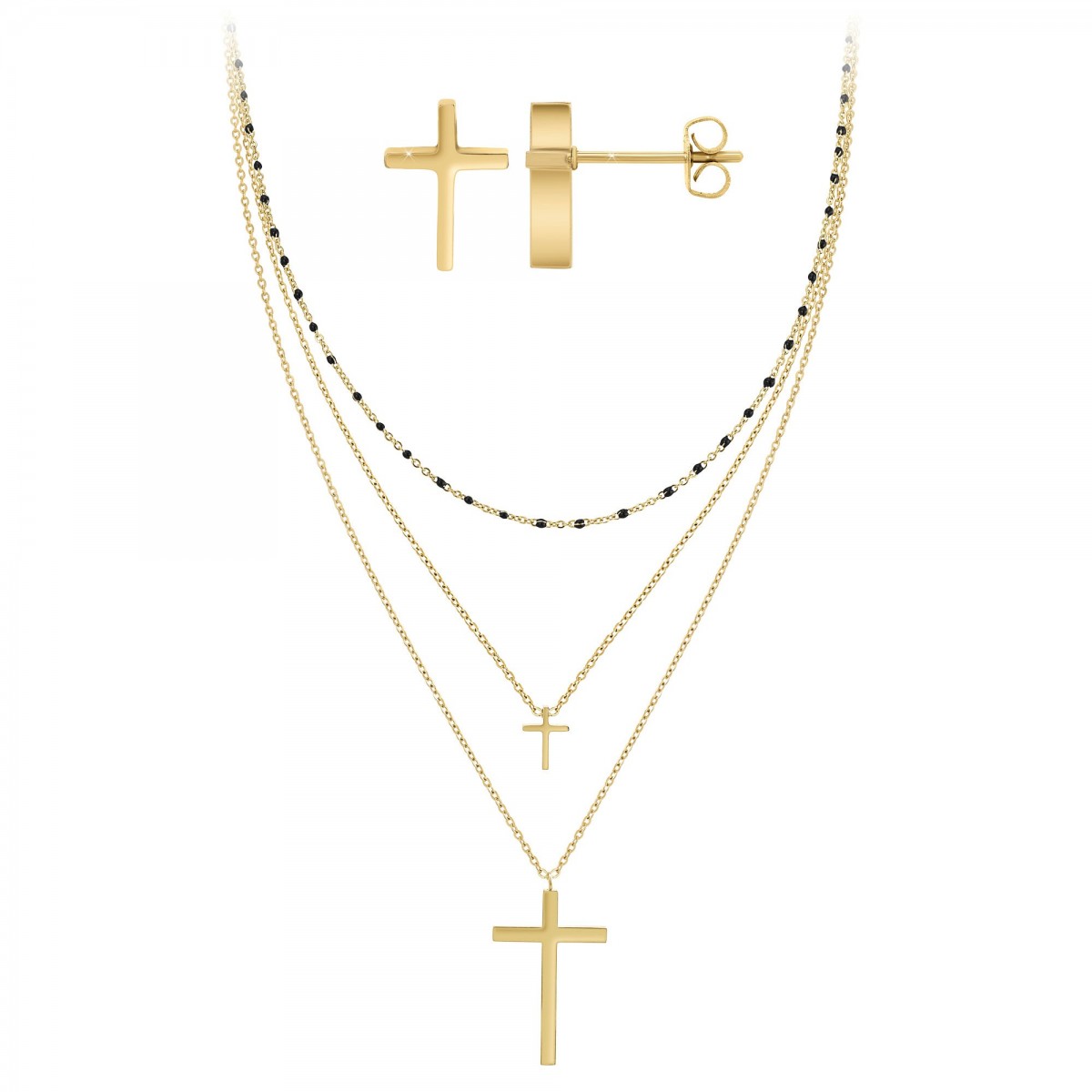 so charm Parure croix par SoCharm