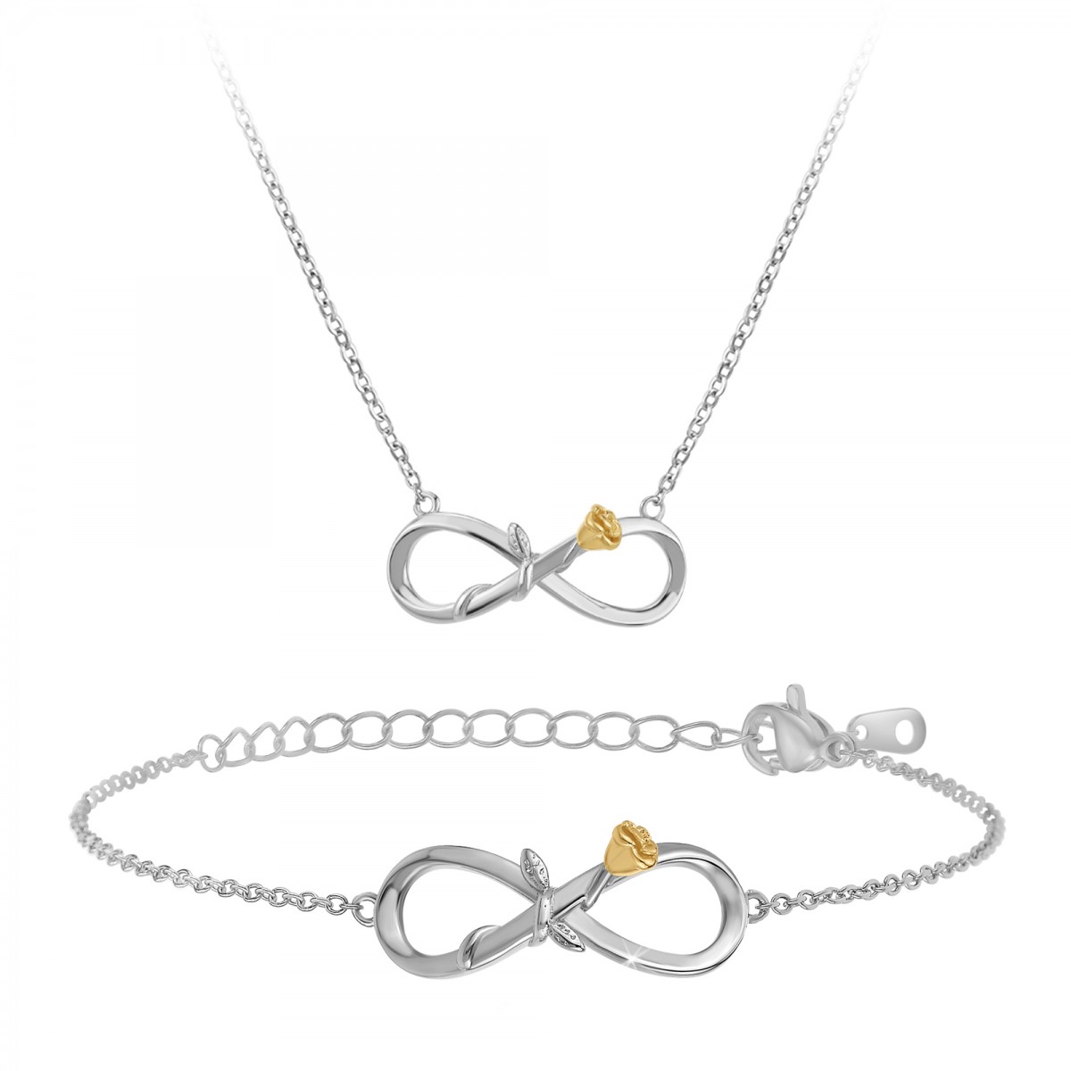 so charm Parure infini rose par SoCharm