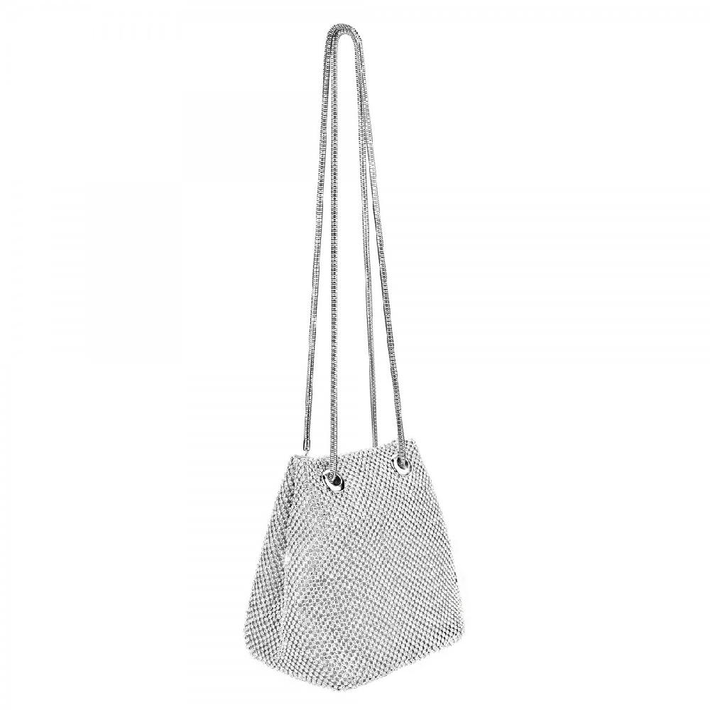 so charm Sac décoré de strass scintillant