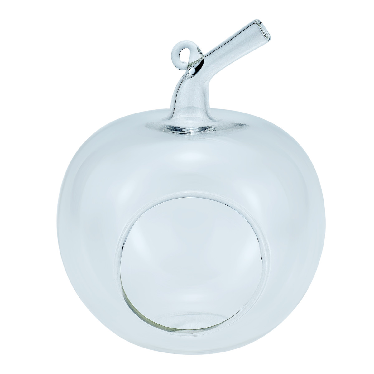 So Charm Support Fer Forgé Avec Boule En Verre Et Sa Rose éternelle - Stabilisée
