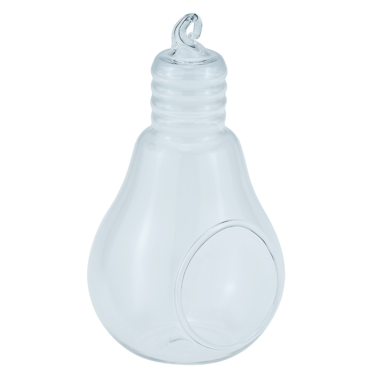 So Charm Support Fer Forgé Avec Boule En Verre Et Sa Rose éternelle - Stabilisée