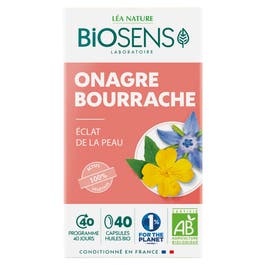 so'bio étic Capsule Onagre Bourrache Eclat de la peau 40 caps
