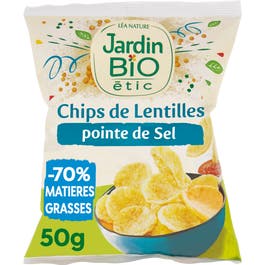 so'bio étic Chips de lentilles à la pointe de sel - bio