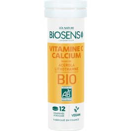 So'bio étic Comprimé à Croquer Vitamine C Calcium Lithothamne Acérola