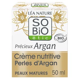 so'bio étic Crème nutritive Perles d'Argan Précieux Argan Peaux Matures