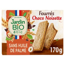 so'bio étic Crousti fourrés au chocolat noisette bio équitable