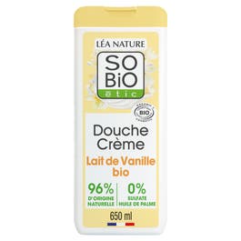 so'bio étic Douche Crème lait de vanille Bio hydratation¹ soyeuse