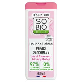 so'bio étic Douche crème peaux sensibles à l'Aloe vera