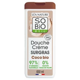 So'bio étic Douche Crème Surgras à L'huile De Coco Bio - 650 Ml