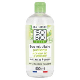 so'bio étic Eau micellaire Purifiante Hydra Aloe Vera