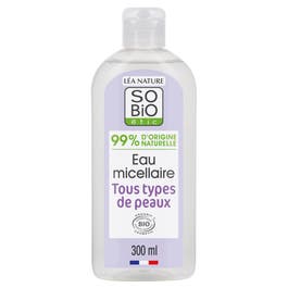 so'bio étic Eau micellaire tous types de peaux Mauve bio