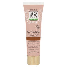 so'bio étic Fond de teint matifiant Mat Sensation - 40 Noisette