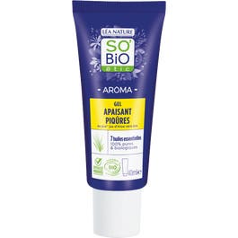 so'bio étic Gel apaisant piqûres au pur jus Aloe Vera + 7 huiles essentielles