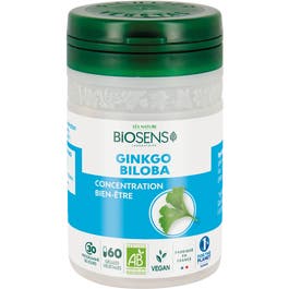 so'bio étic Gélule Ginkgo Biloba - Concentration Bien-être