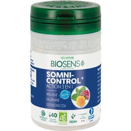so'bio étic Gélule végétale Somni Control® - Action 3 en 1 - bio