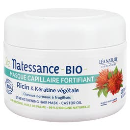 so'bio étic Masque capillaire fortifiant Ricin Bio & Kératine végétale
