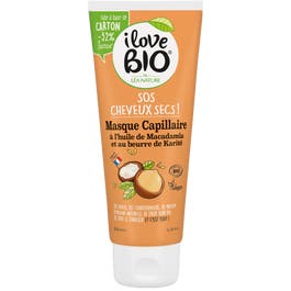 so'bio étic Masque SOS Cheveux Secs à l'huile de Macadamia & beurre de Karité