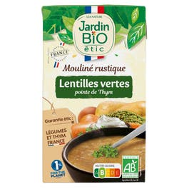 So'bio étic Mouliné Lentilles Vertes Pointe De Thym Bio