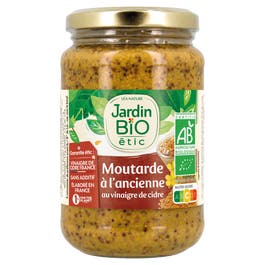 so'bio étic Moutarde à l'ancienne au vinaigre de cidre - bio