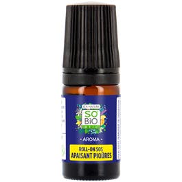 so'bio étic Roll-on SOS apaisant anti-piqûres aux 7 huiles essentielles Bio