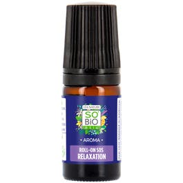 so'bio étic Roll-on SOS Relaxation bio aux 7 huiles essentielles Bio