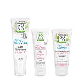 so'bio étic Routine Peaux sensibles Hydra Aloe Vera
