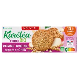 so'bio étic Sablés Pomme Avoine Chia Bio réduits en sucres