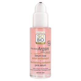 so'bio étic Sérum rose éclat revitalisant Précieux Argan Peaux Matures