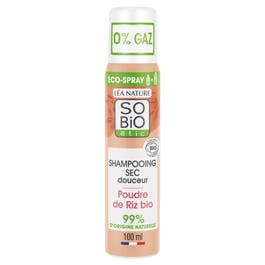 so'bio étic Shampooing sec douceur poudre de riz bio