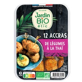 so'bio étic Accras de légumes à la Thai