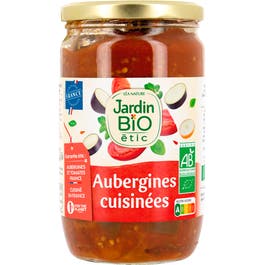 so'bio étic Aubergines cuisinées bio