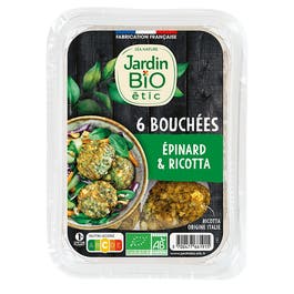 so'bio étic Bouchées épinard & ricotta