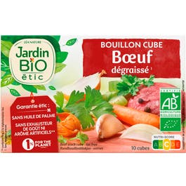 so'bio étic Bouillon de cube boeuf bio dégraissé