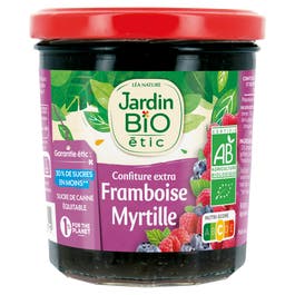 so'bio étic Confiture extra Framboise Myrtille - bio