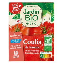 so'bio étic Coulis de Tomate sans sel ajouté 200 g