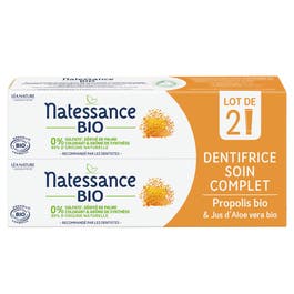 so'bio étic Dentifrice soin complet lot de 2x75ml