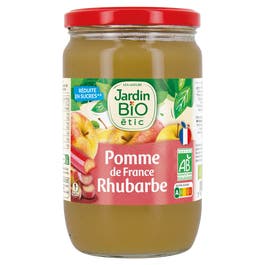 so'bio étic Dessert Biofruits Pomme Rhubarbe