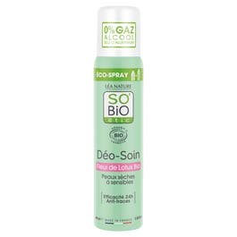 so'bio étic Éco-spray déo-soin Fleur de Lotus bio