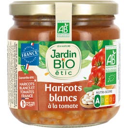so'bio étic Haricots blancs à la tomate - bio