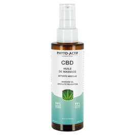 so'bio étic Huile de massage CBD