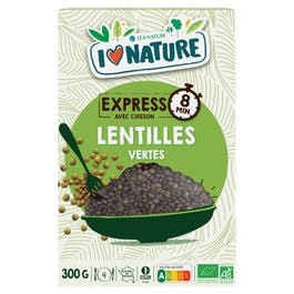 so'bio étic Lentilles vertes précuites bio