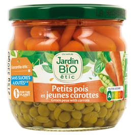 So'bio étic Petits Pois Bio Et Jeunes Carottes