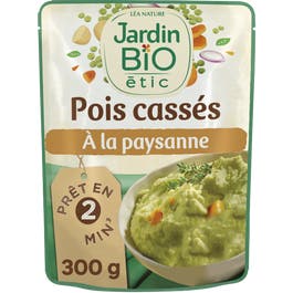 so'bio étic Pois cassés bio à la paysanne