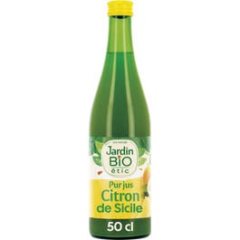 so'bio étic Pur jus de citron bio format 50cl