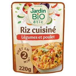 so'bio étic Riz cuisiné légumes et poulet - bio