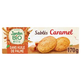 so'bio étic Sablés caramel au sel de Guérande - bio