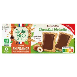 so'bio étic Tartelettes Chocolat Noisette